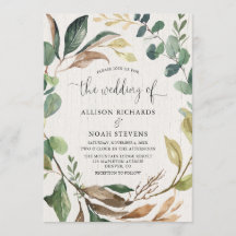 Boda botánico de vegetación rústica