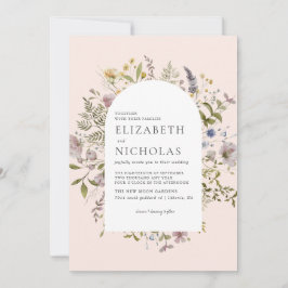 Invitación Boda botánico de Wildflower Greenery