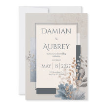 Boda Botánico Geométrico Moderno