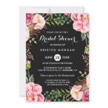 Boda Bridal Shower Romántica Floral Wreath Wrap