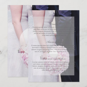 Invitación Boda Bride y Groom