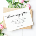 Invitación Boda Brunch con guión de caligrafía clásica elegan<br><div class="desc">Clásico Elegante caligrafía Script Boda Brunch Invitación - perfecto para brunch post boda o despegue desayunos</div>