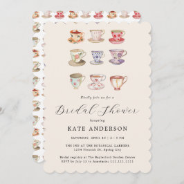 Invitación Boda Brunch Tea Fiesta Bridal Shower