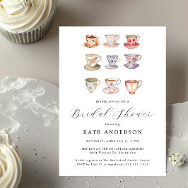 Invitación Boda Brunch Tea Fiesta Bridal Shower