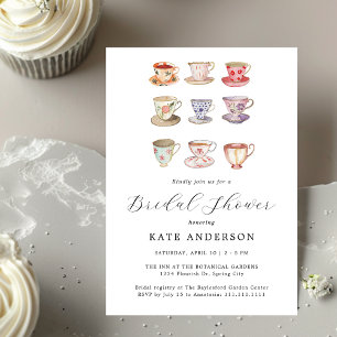 Invitación Boda Brunch Tea Fiesta Bridal Shower