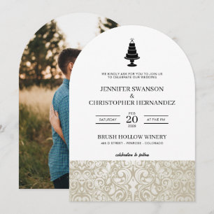 Invitación Boda Cake