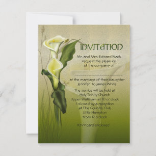 Invitación Boda Calla Blanca