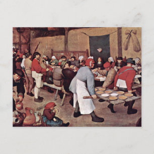 Invitación Boda campesina de Pieter Bruegel el Viejo