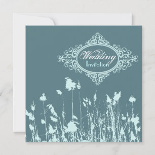 Invitación boda campestre rústica occidental al aire libre