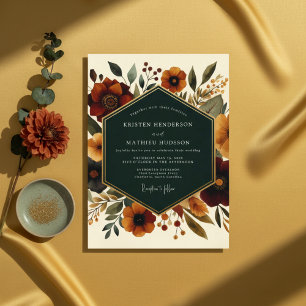 Invitación Boda Capricho Botánico Siena