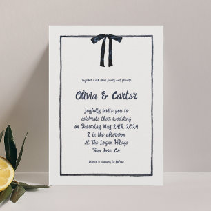 Invitación Boda caprichoso de mano