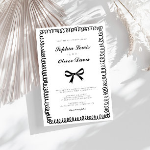 Invitación Boda caprichoso de mano