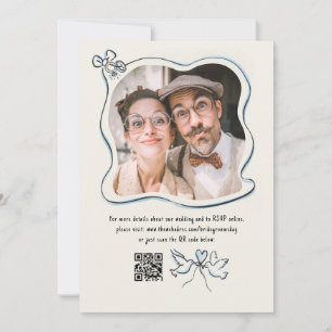 Invitación Boda caprichoso de mano para divertirse