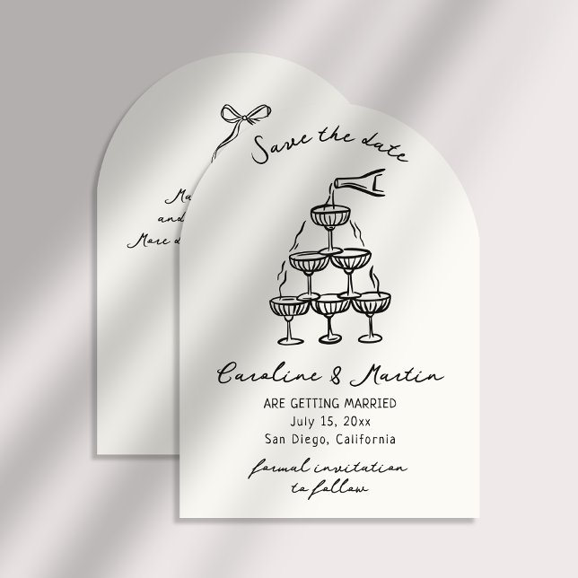 Invitación Boda caprichoso, de mano, salva la fecha (Subido por el creador)