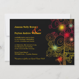 Invitación Boda caprichoso del árbol de la vida