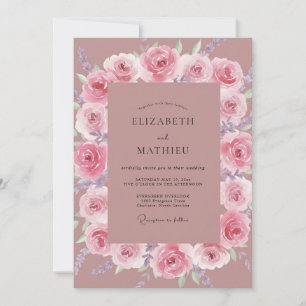 Invitación Boda Capullo de Rosa