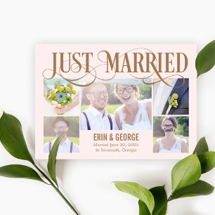 Invitación Boda casada - rosa