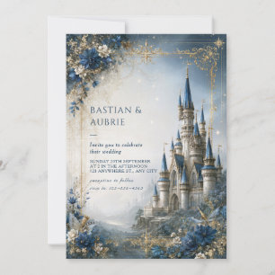 Invitación Boda Castillo Estrella Zafiro