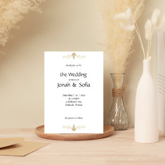 Invitación Boda Casual