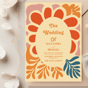 Invitación Boda Casual Bohemio Retro Vintage