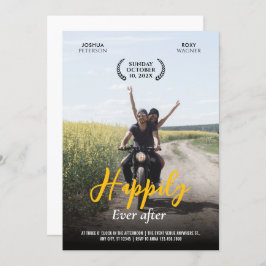 Invitación Boda Casual moderno