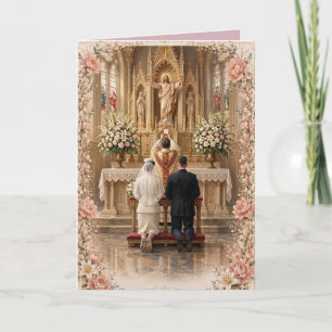 Invitación Boda católica de la Santa Eucaristía