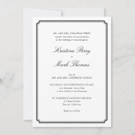 Invitación Boda católico