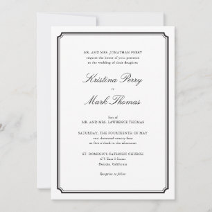 Invitación Boda católico
