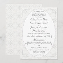 Boda católico vintage White Lace