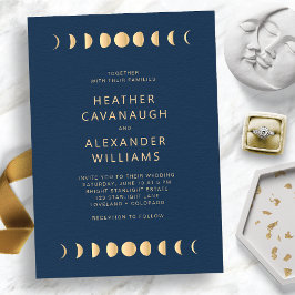 Invitación Boda celeste azul
