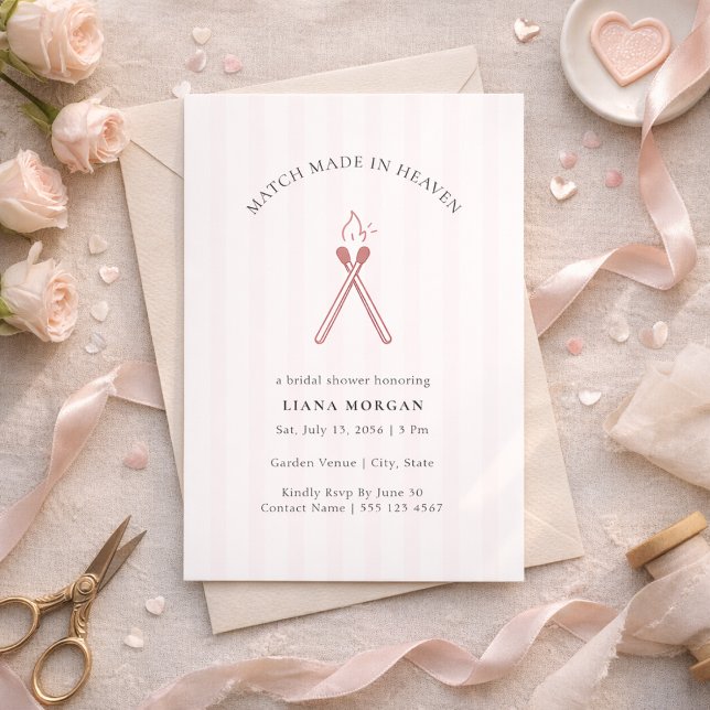 Invitación Boda Celestial con Raya Rosa para Despedida de Sol (Subido por el creador)