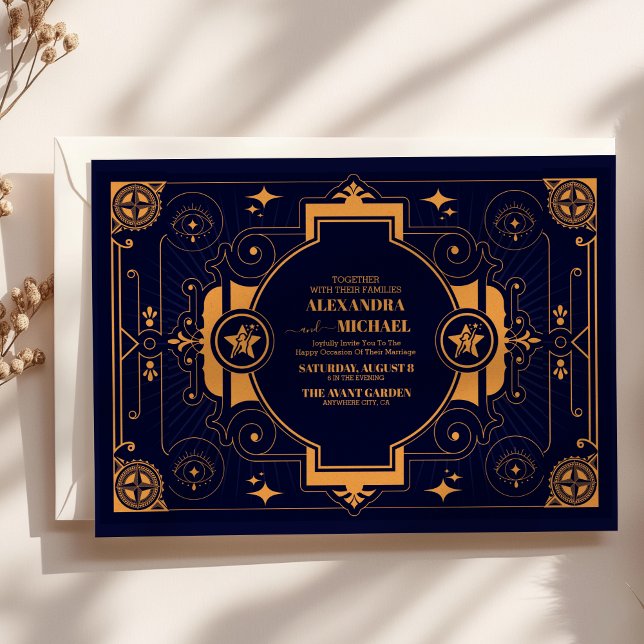 Invitación Boda Celestial Elegante (Subido por el creador)