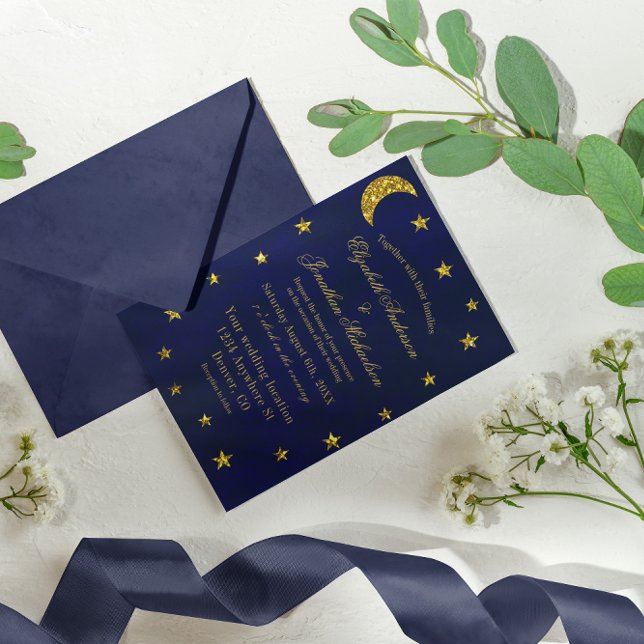 Invitación Boda Celestial Nocturno (Subido por el creador)