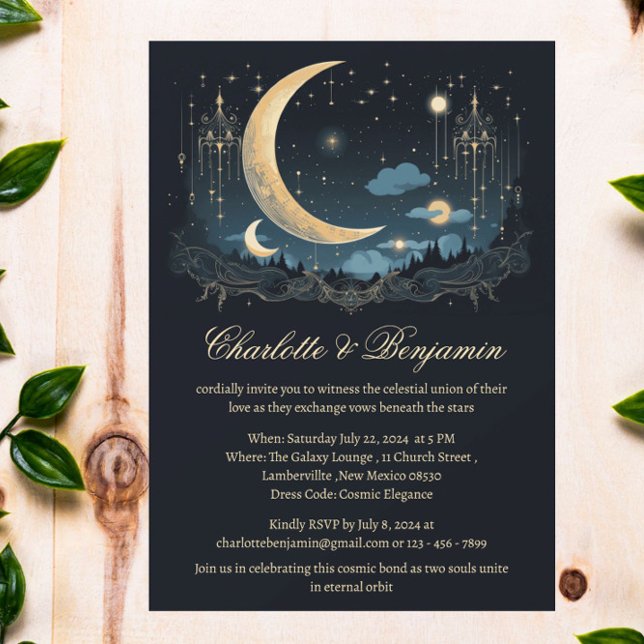 Invitación Boda Celestial Única (Subido por el creador)