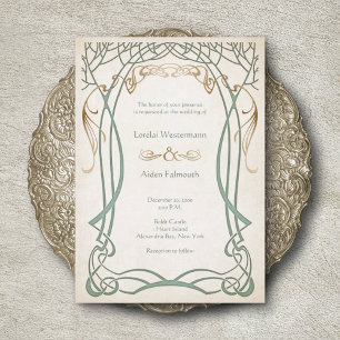 Invitación Boda Celta Medieval Fantasy