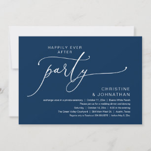 Invitación Boda Cena Fiesta Baile Felices para Siempre