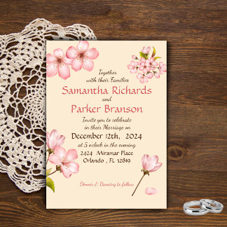 Invitación Boda Cherry Blossom