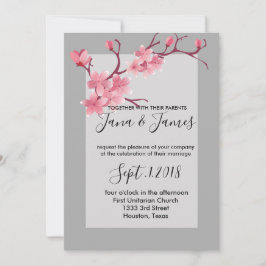 Invitación Boda Cherry Blossom