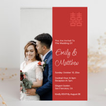 Boda chino pareja foto amor knot double xi
