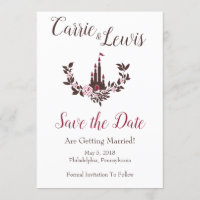 Boda Cinderella Fairytale Castle Floral Garland