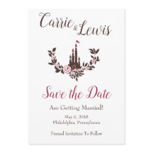 Boda Cinderella Fairytale Castle Floral Garland