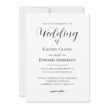 Boda Clásica Elegante en Blanco y Negro
