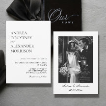 Boda Clásica en Blanco y Negro