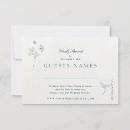 Invitación Boda Clásico de invierno QR CÓDIGO RSVP