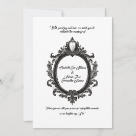 Invitación Boda clásico Elegancia, Escudo Regal,