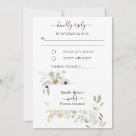 Invitación Boda COLORIDO AMARILLO Y PURPLE