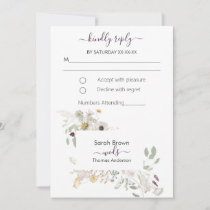Invitación Boda COLORIDO AMARILLO Y PURPLE