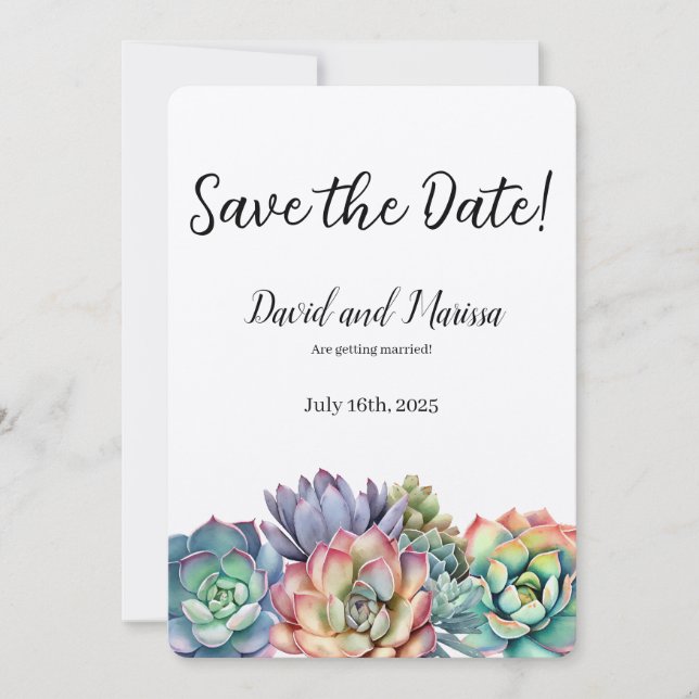Invitación Boda colorido y exitoso (Anverso)