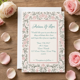 Invitación Boda Comienza Para Siempre Hoy