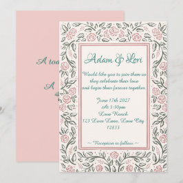 Invitación Boda Comienza Para Siempre Hoy